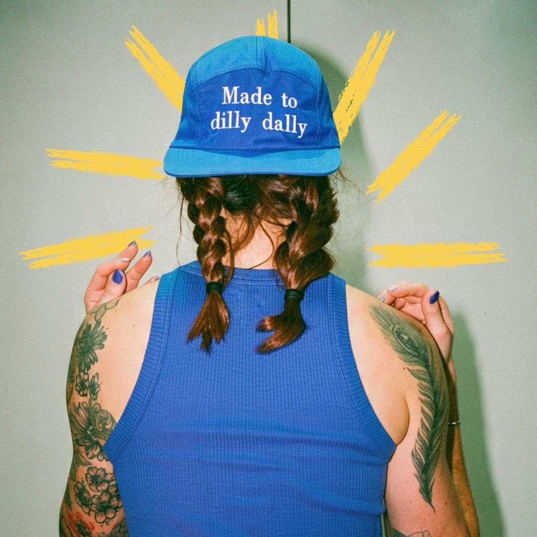 Dilly Dally Electric Blue Cap